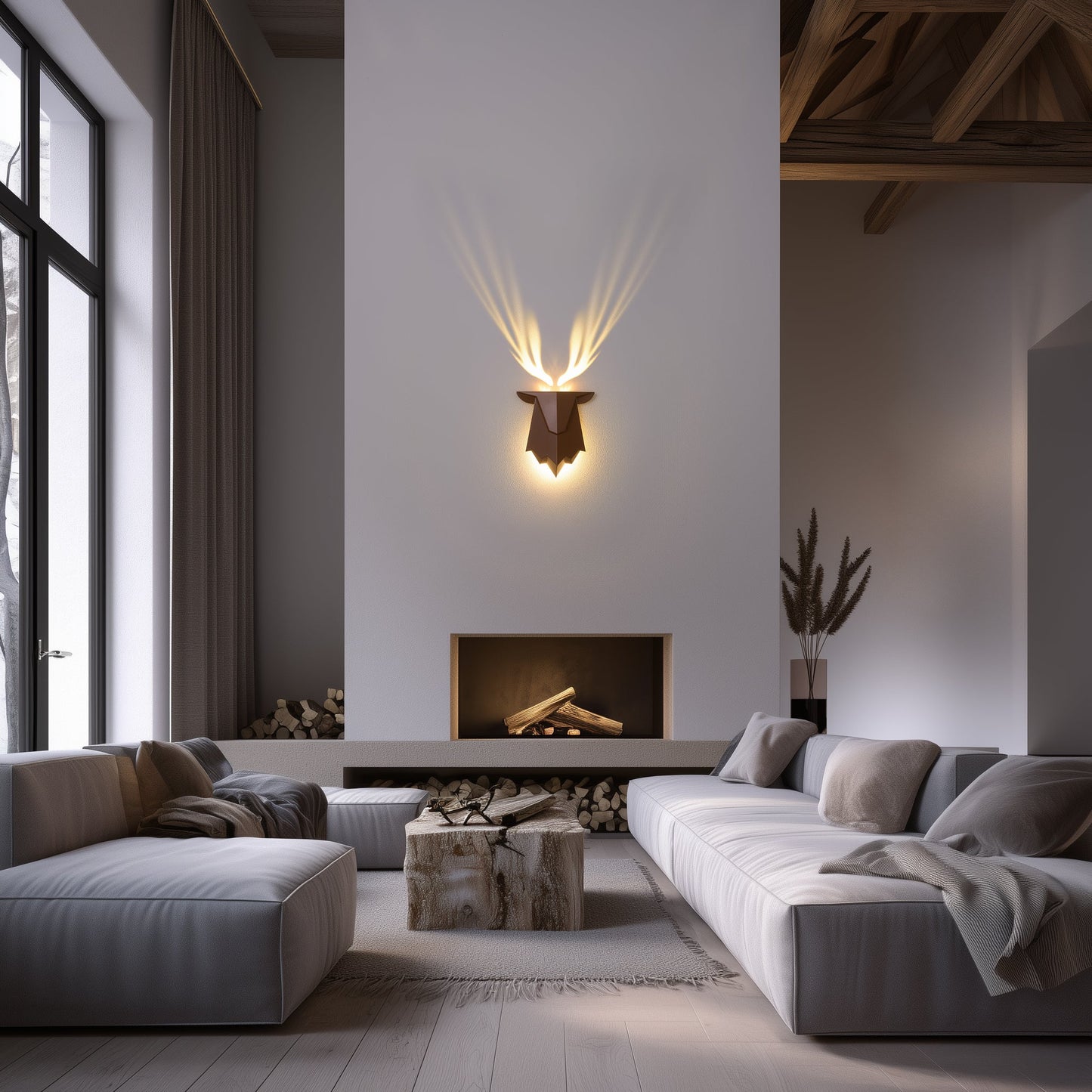 Elk Wall Lamp, Creative Projection Lamp