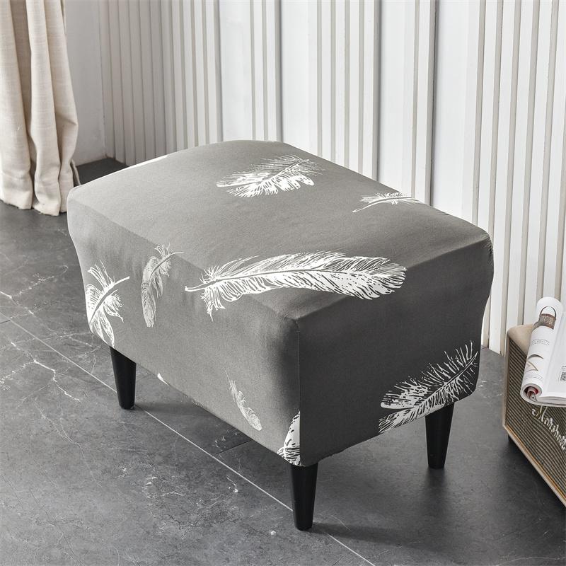 Stretch Spandex Nordic Floral Removable Wing Chair Cover, Relaxing Seat Covers Slipcovers for Armchairs