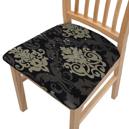 Water-Repellent Dining Room Chair Cover Spandex Elastic Removable Seat Covers