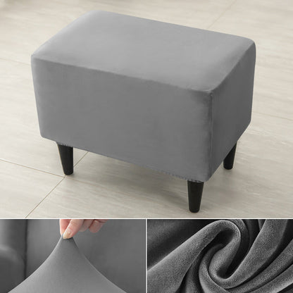 Velvet Wing Chair Cover Stretch Spandex Wingback Chair Cover Elastic Armchair Cover Sofa Covers with Seat Cushion Cover