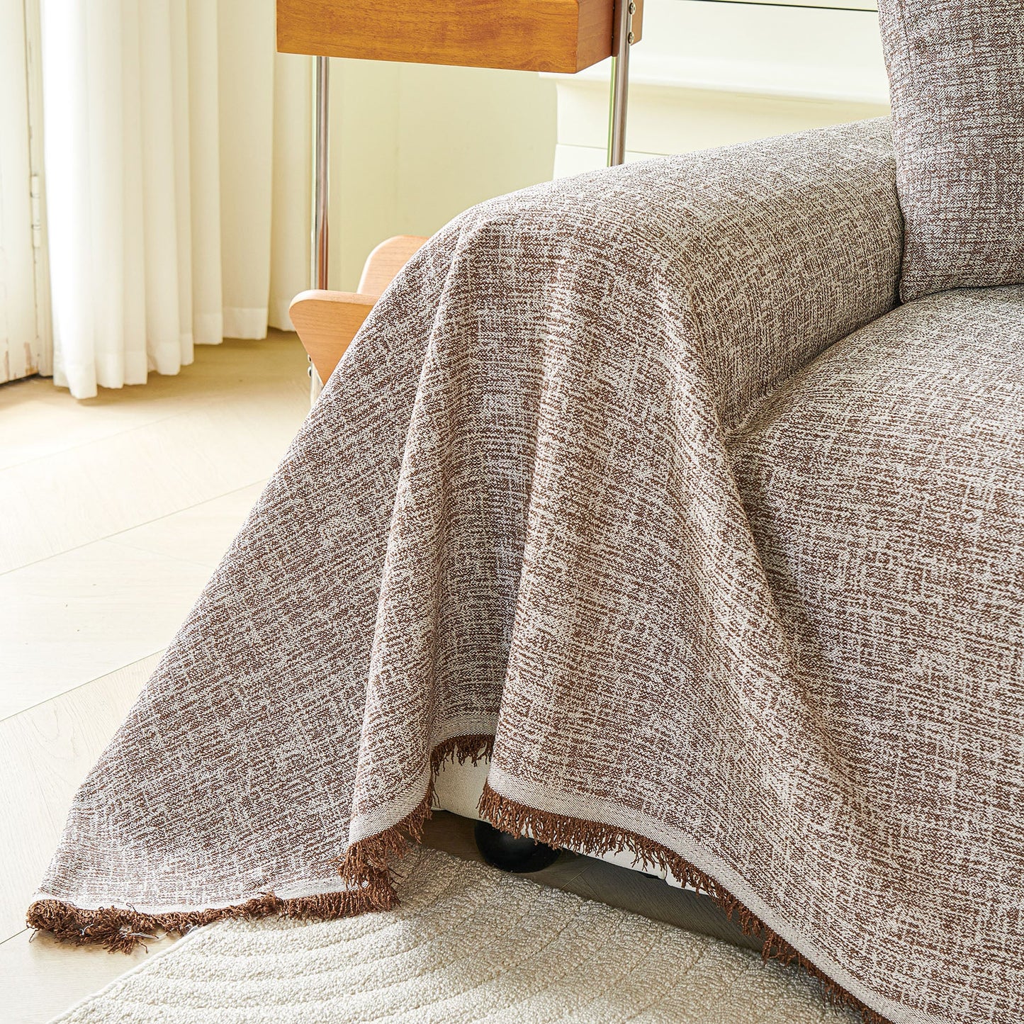 Decorative Furniture Protector Sofa Throw Cover for Loveseat, Sofa & Sectional Couch