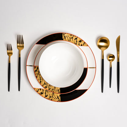 Tigress Golden Plates Set