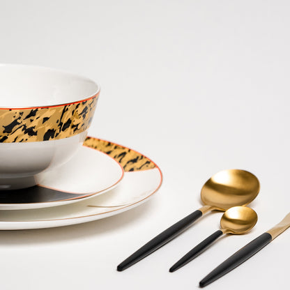 Tigress Golden Plates Set