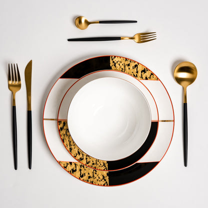 Tigress Golden Plates Set