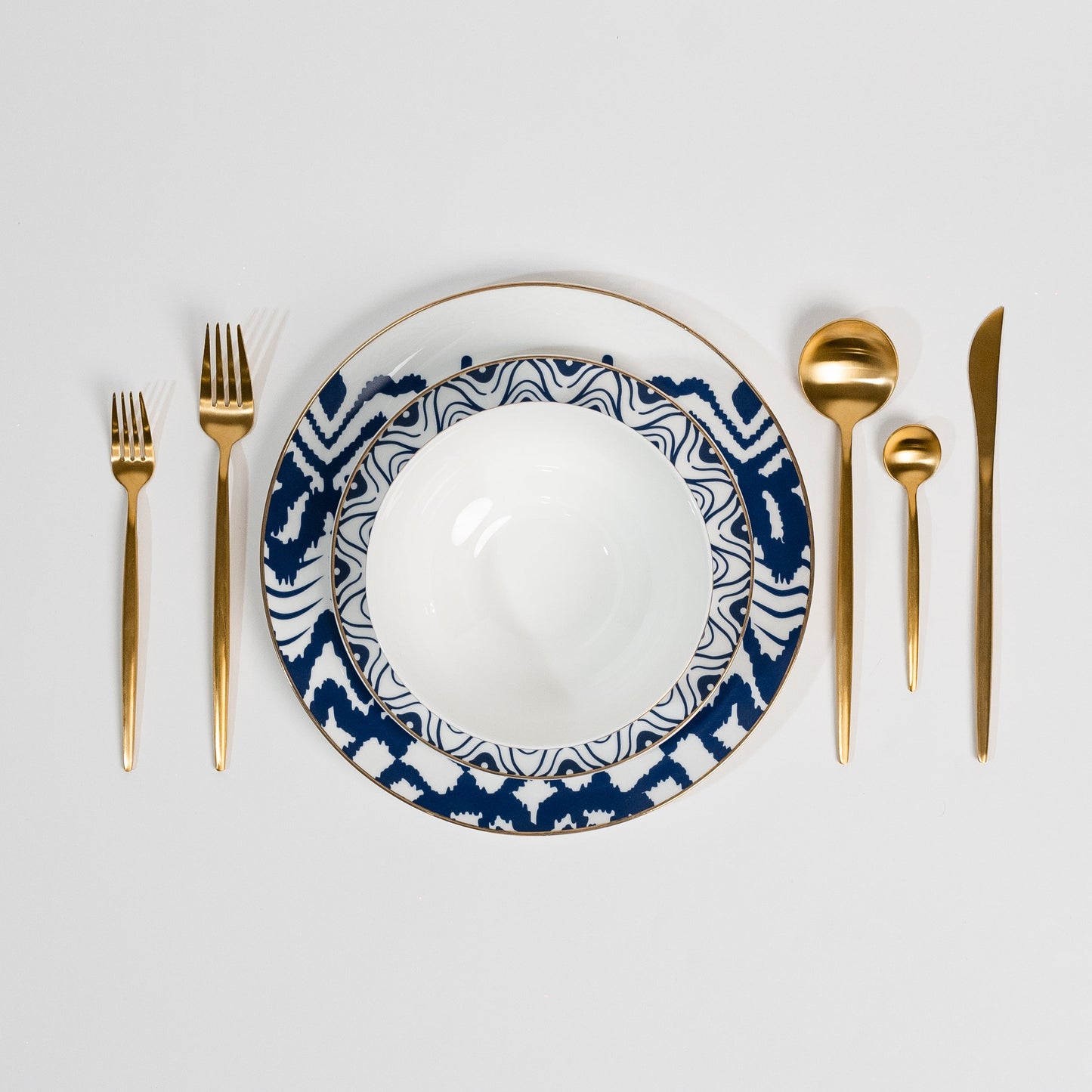 Parker Blue Designed Plates