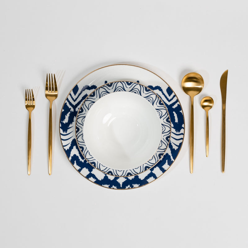 Parker Blue Designed Plates