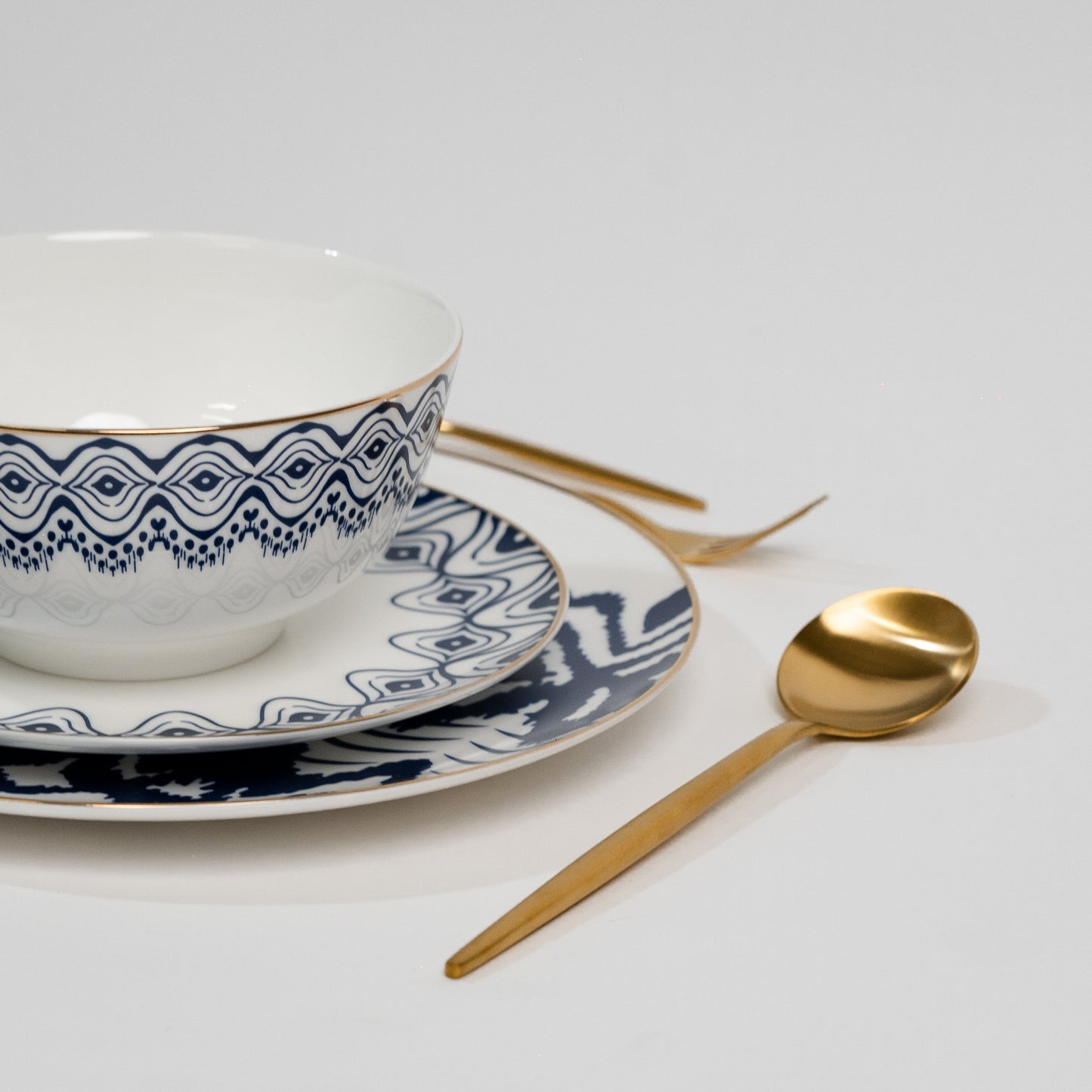 Parker Blue Designed Plates