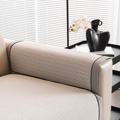 Herringbone Couch Protector for Pets, Non-Slip Washable Sectional Couch Covers