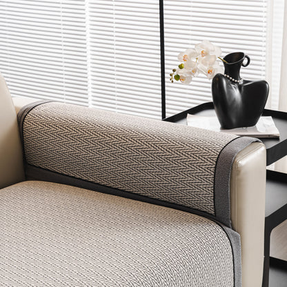 Herringbone Couch Protector for Pets, Non-Slip Washable Sectional Couch Covers