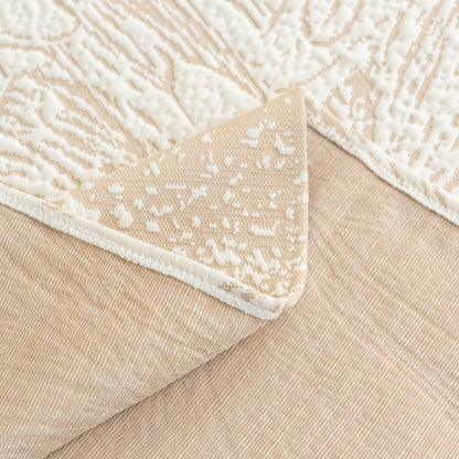 Cooling Botanical Jacquard Couch Cover Decorative Furniture Cover for Loveseat & Sofas