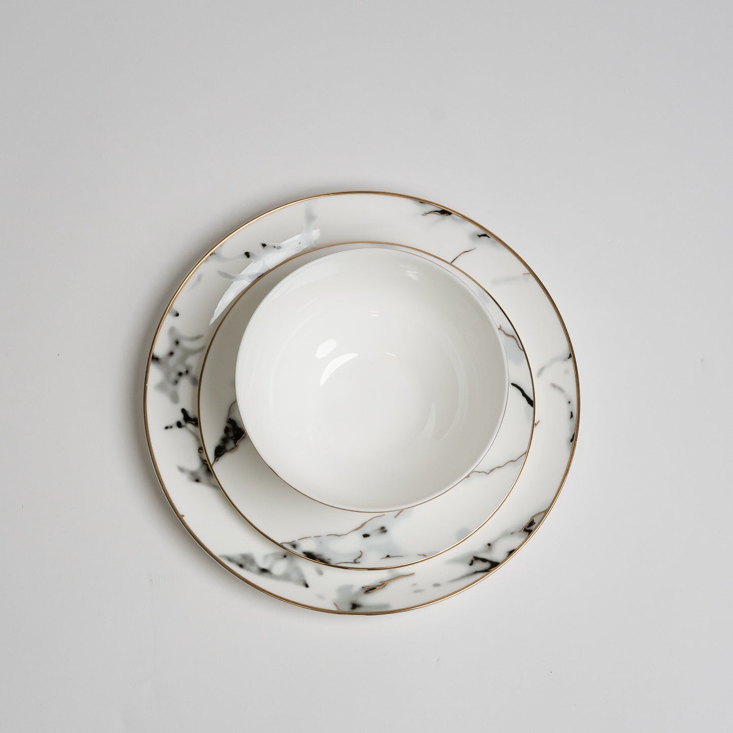Grey Marble Dinnerware