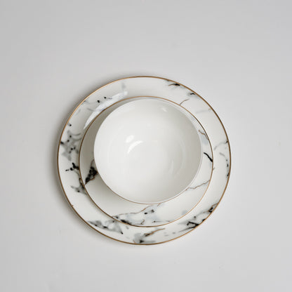 Grey Marble Dinnerware