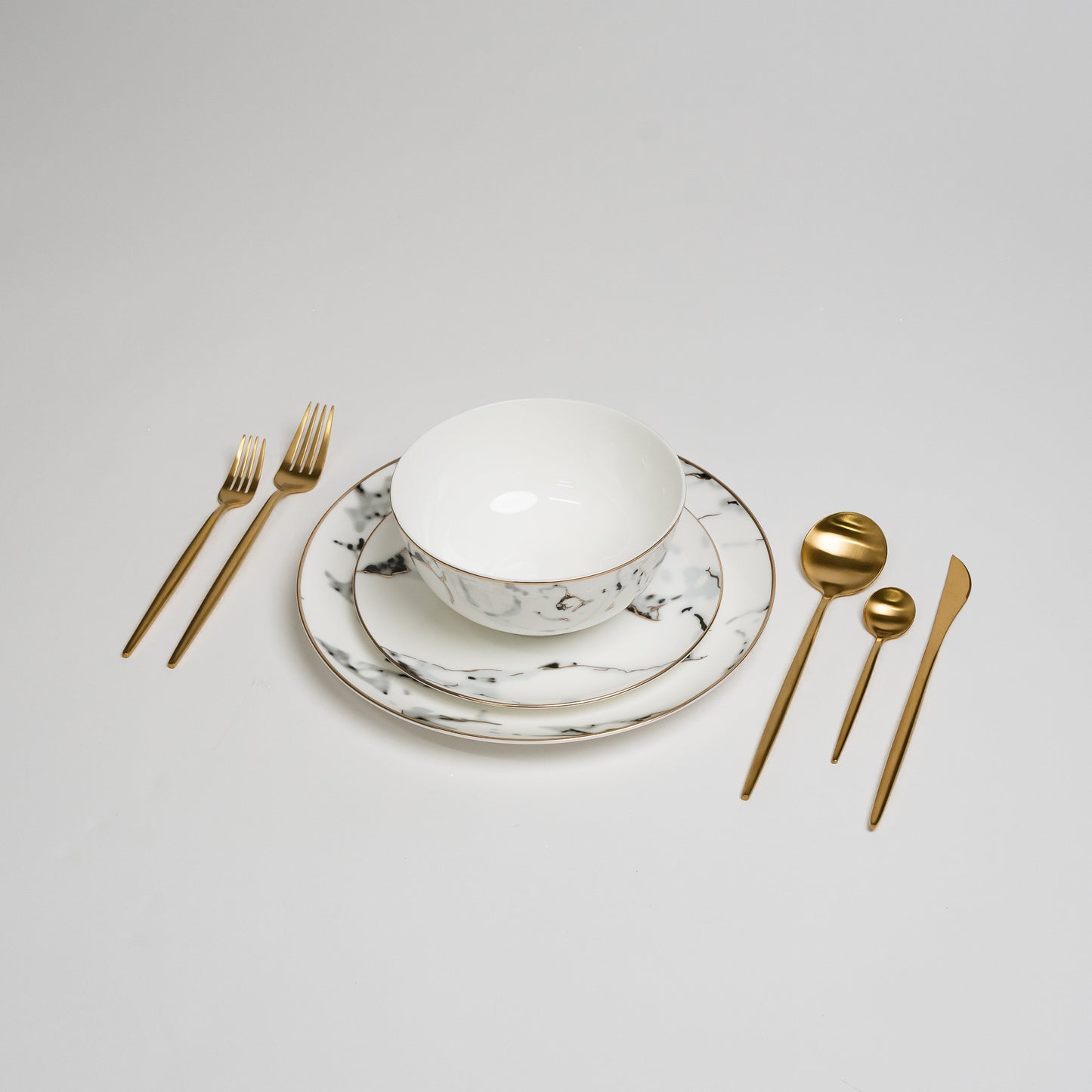 Grey Marble Dinnerware