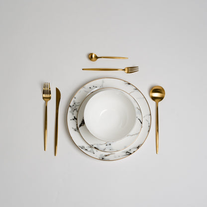 Grey Marble Dinnerware