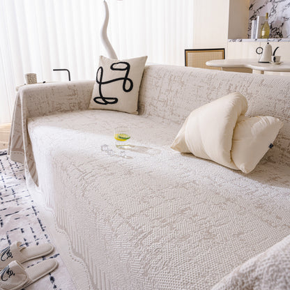 Modern Light Luxury Silky Smooth Couch Throw Protector, Washable Furniture Protector