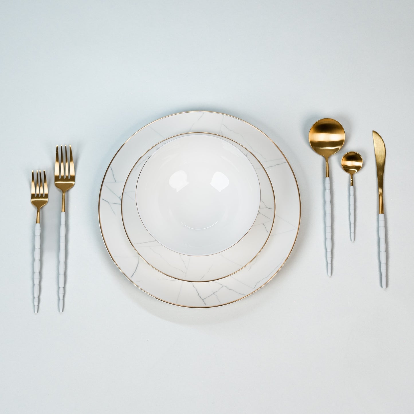 Miguel Marble Plates Set
