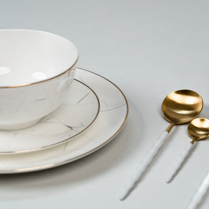 Miguel Marble Plates Set