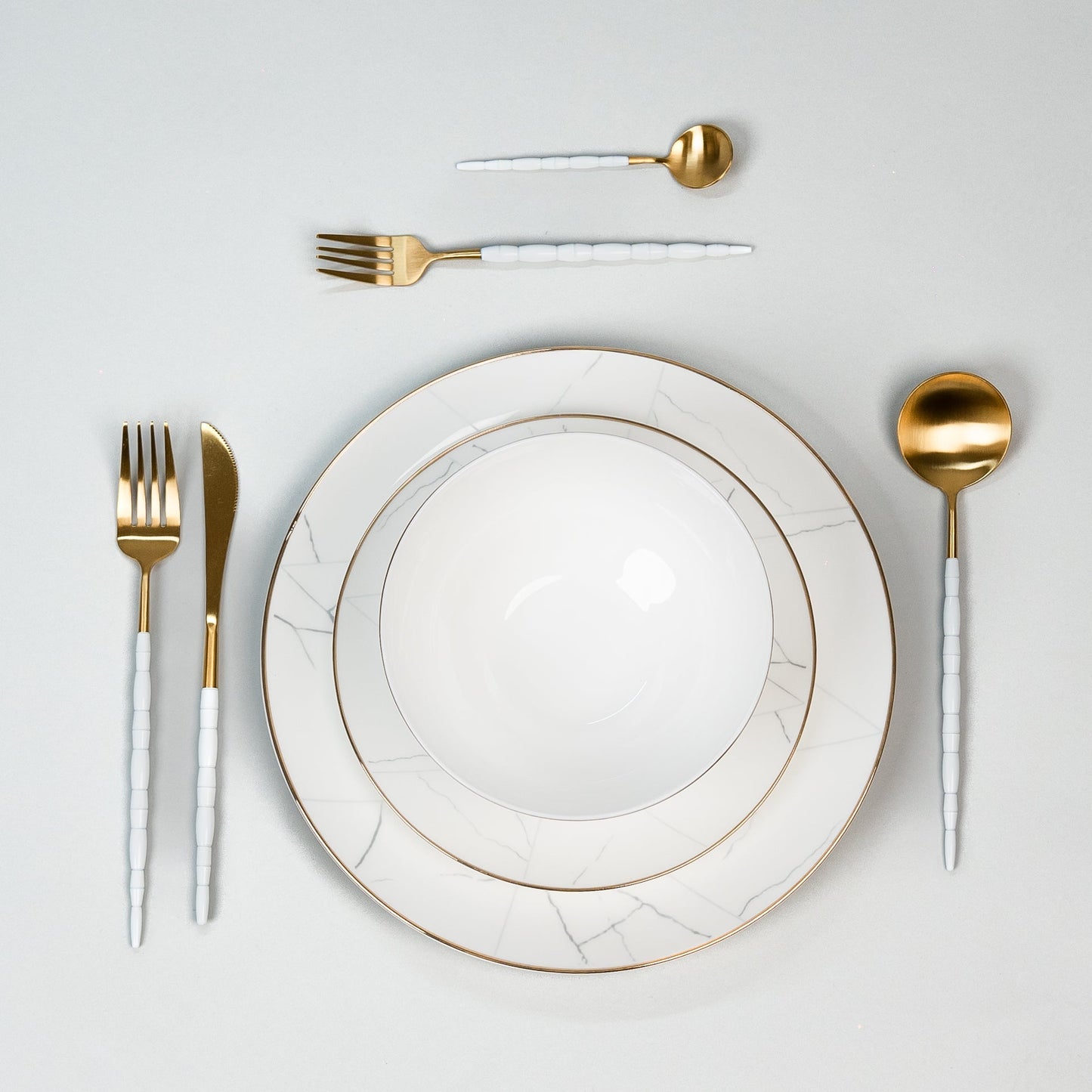 Miguel Marble Plates Set
