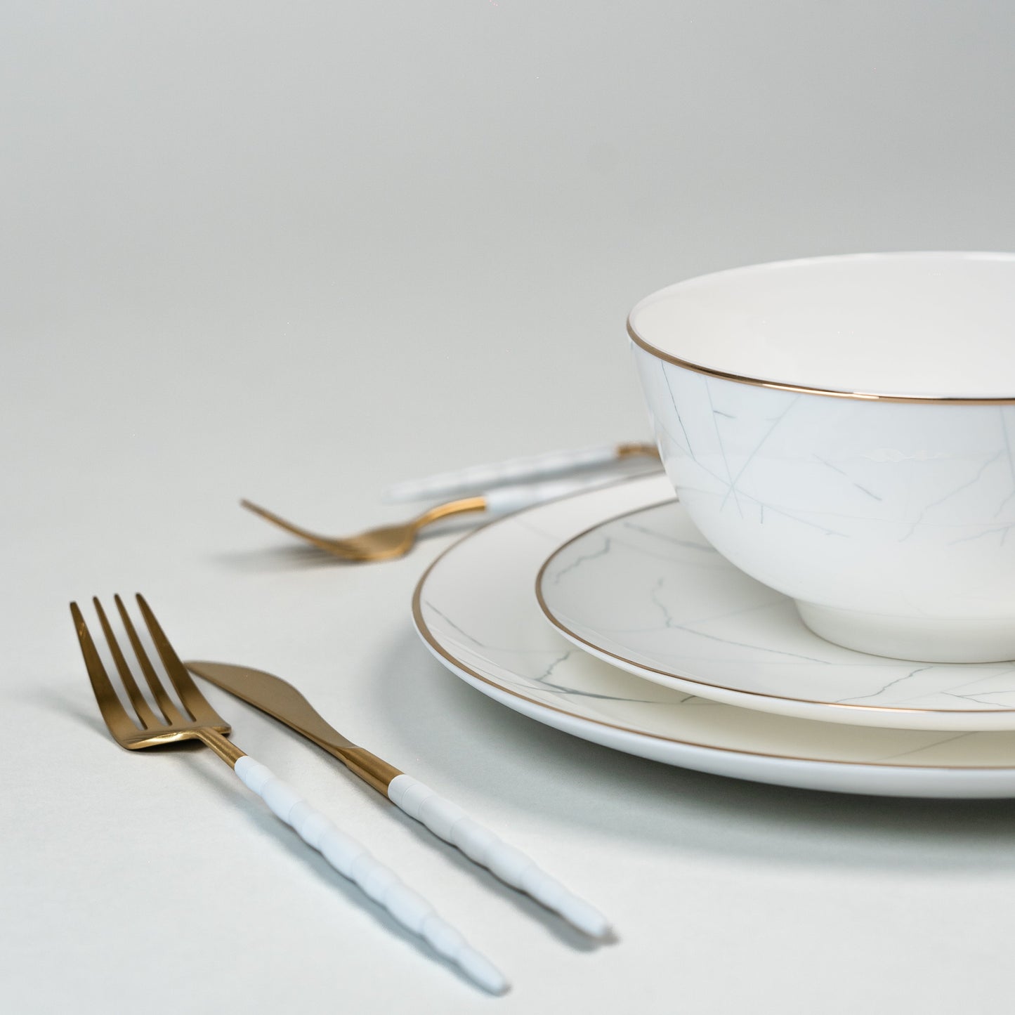 Miguel Marble Plates Set