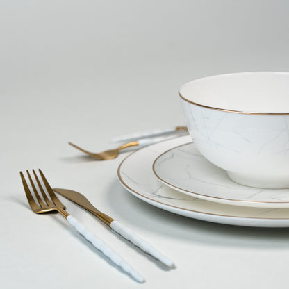 Miguel Marble Plates Set