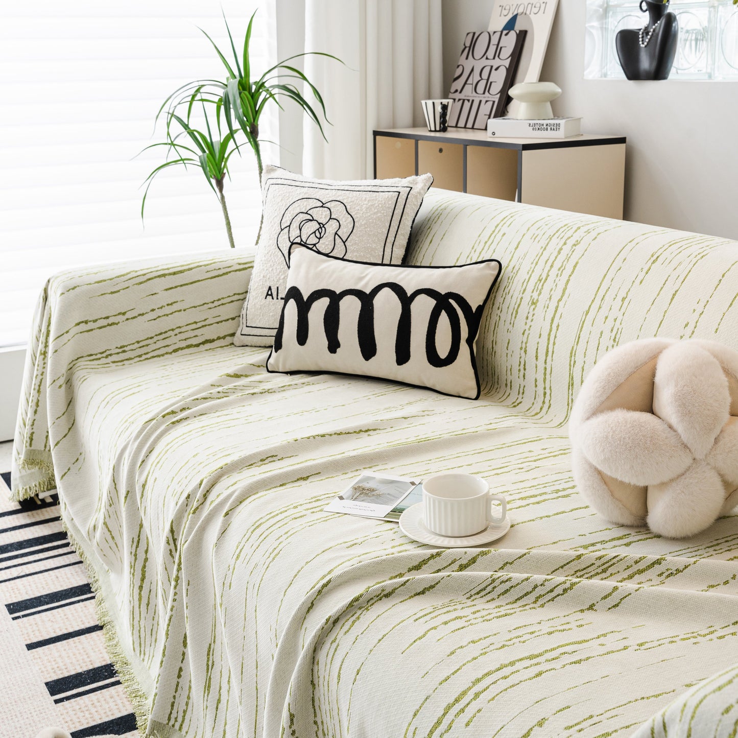 Slip Covers for Sofas, Sofa Throw Cover Soft Chenille Sofa Bed Cover, L Shaped Sectional Couch Covers
