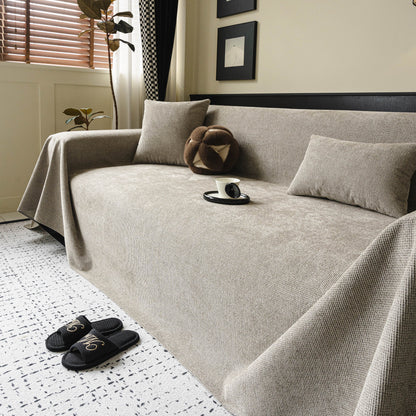 Waterproof Couch Throw Cover for Dogs, Non Slip Slipcover for Leather Fabric Sofa