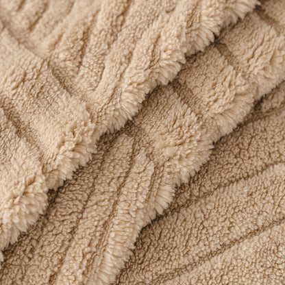 Plush Fleece Washable Sofa Throw Blanket, Soft & Cozy Furniture Protector for Couch
