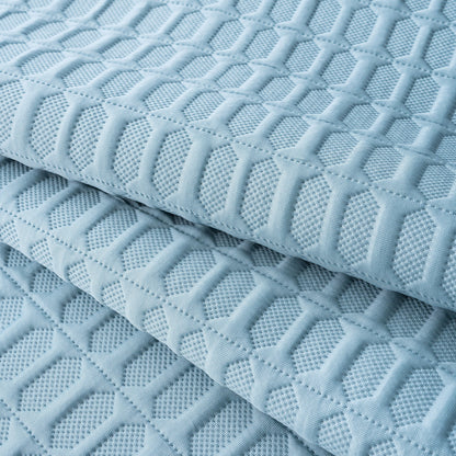 Geometric Textured Couch Slipcover Protector Non-Slip Ice Silk Sofa Cover for Couch