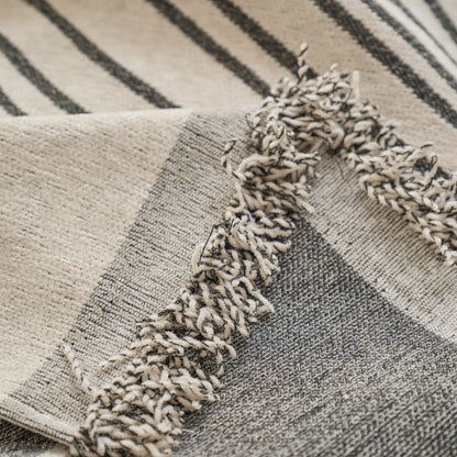 Chenille Striped Sofa Throw Blanket, Furniture Throw Covers Living Room Couch Cover