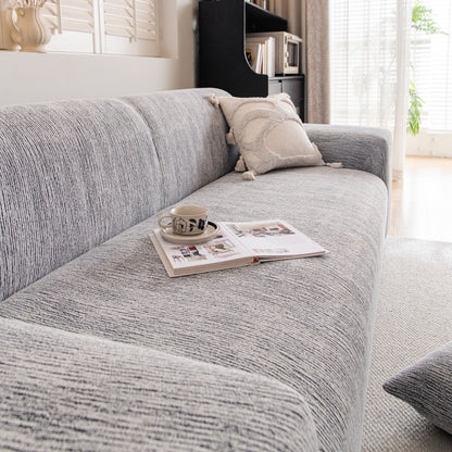 Spandex Jacquard Sofa Cover, High Stretch Crinkle Textured Couch Slipcover KAS Washable