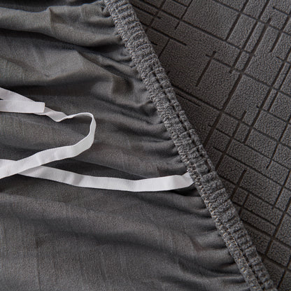Embossed Lines Couch Covers Stretchable Non-Slip & Washable Sofa Slipcovers
