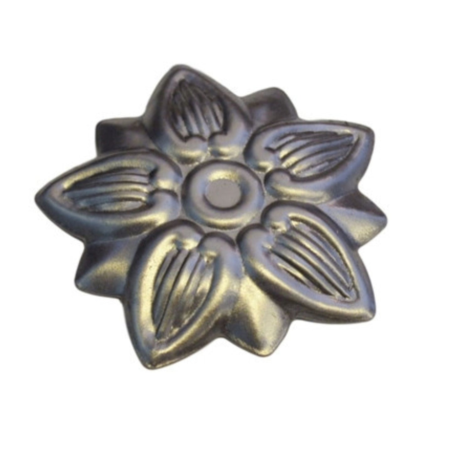 Steel Trunk Rosette: Classic Decorative Ornament for Antique Trunk Restoration