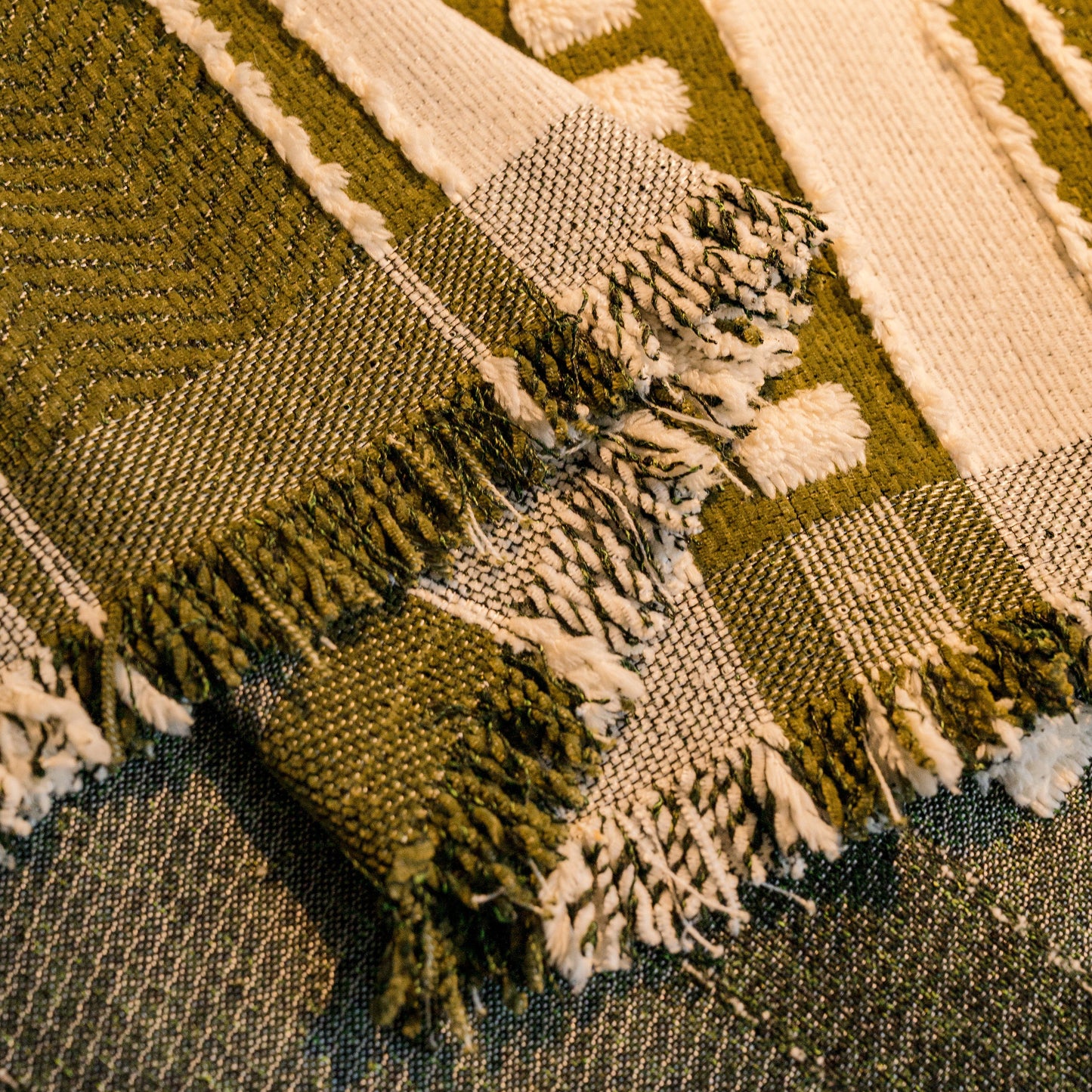 Bohemian Striped Sofa Cover, Decor Woven Throw for Couch, Loveseat, or Sectional