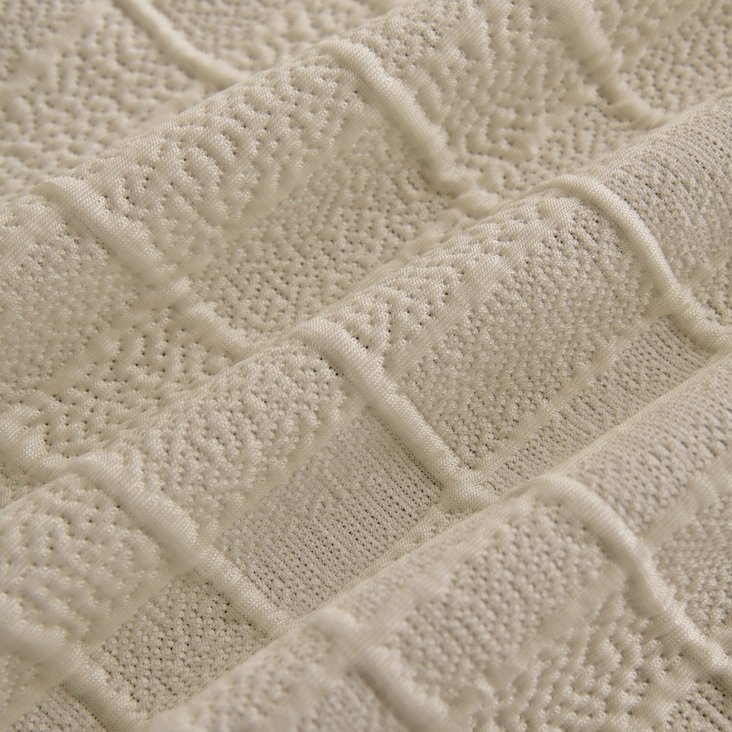 Sofa Cover Throw with Subtle Textured Stripes Lightweight Smooth Couch Slipcover