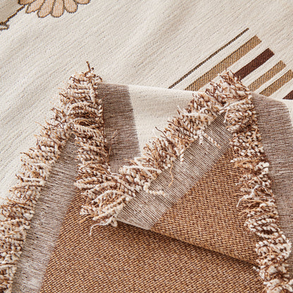 Decorative Throw Blankets for Couch Reversible Chenille Furniture Throw Covers for Sectional Sofa