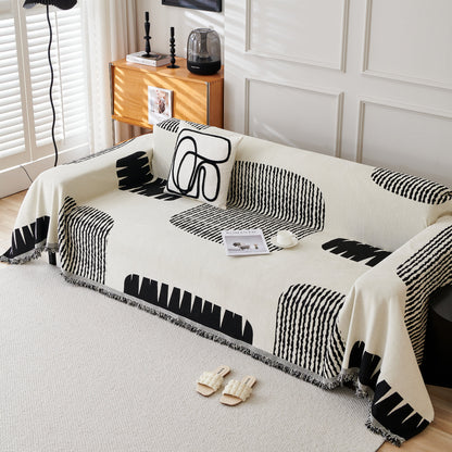 Soft Cozy Chenille Sofa Throw Blanket and Sectional Seat Covers, Scratch Resistant Sofa Couch Covers