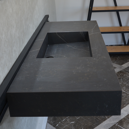 HANDCRAFTED DEKTON KELYA ENGINEERED PORCELAIN SINK (ES-067)