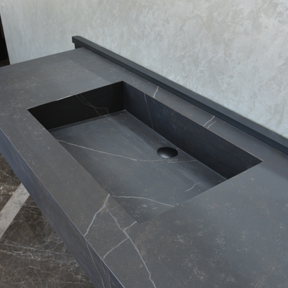 HANDCRAFTED DEKTON KELYA ENGINEERED PORCELAIN SINK (ES-067)