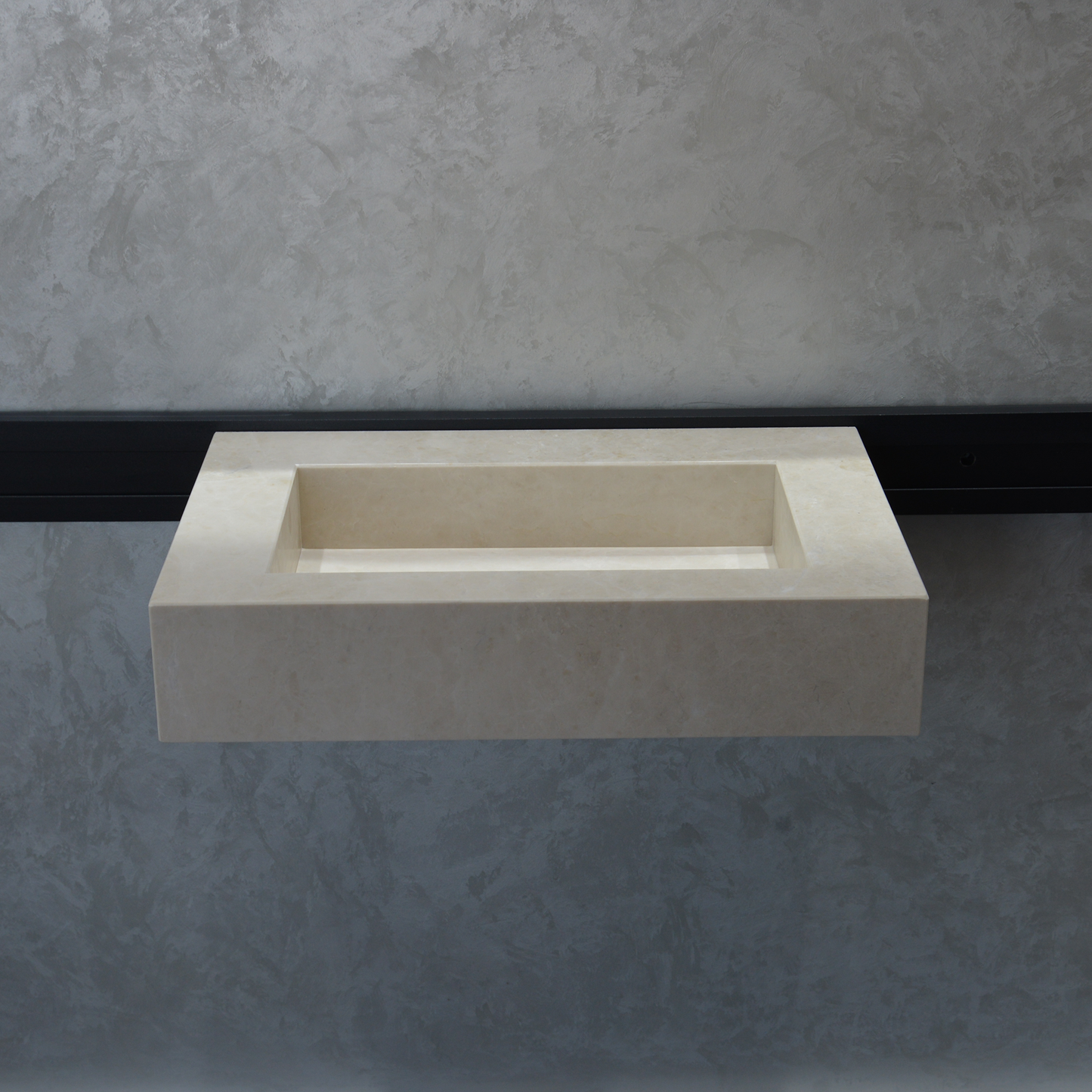 HANDCRAFTED LIGHT PEARL CUSTOM MARBLE SINK (NS-036)
