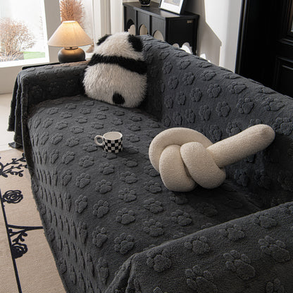Plush Jacquard Blankets for The Sofa Soft Slipcover Sectional Cover Throws for Sofas