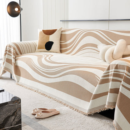 Soft Cozy Curved Throw Blankets for Couch, Sofa, Bed, Travel, Decorative Blankets for Women, Men, Kids Gift