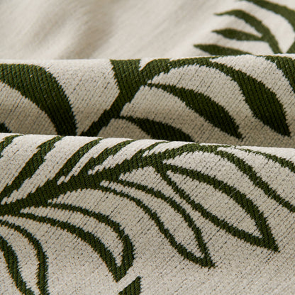 Modern Minimalist Chenille Willow Leaf Pattern Couch Cover Blanket, Luxurious Blankets for The Sofa