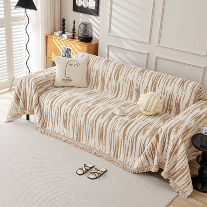 Reversible Sofa Throw Blanket, Couch Cover Sofa Slipcover for Most Shape Sofas