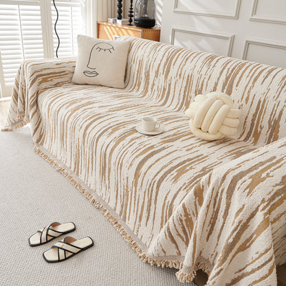 Reversible Sofa Throw Blanket, Couch Cover Sofa Slipcover for Most Shape Sofas