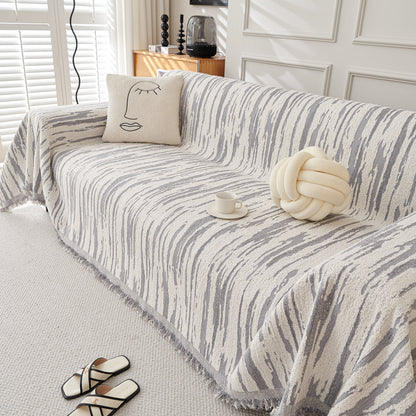 Reversible Sofa Throw Blanket, Couch Cover Sofa Slipcover for Most Shape Sofas