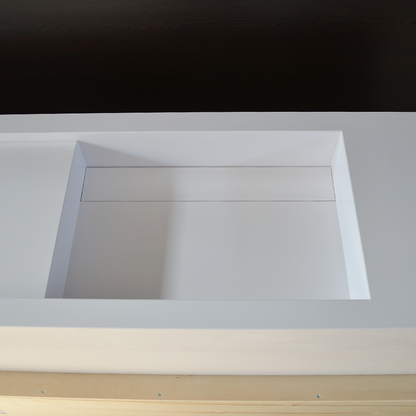 Handcrafted Double Quartz Kitchen Sink - Custom Engineered Stone