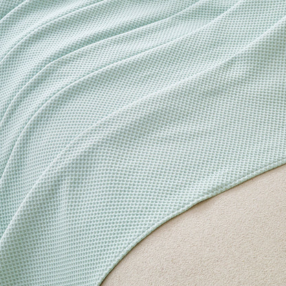 Cooling Ice Silk Knit Couch Cover, Breathable Pet Friendly Soft Throw Cover for Sofas