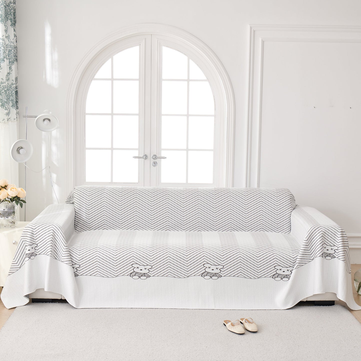 Cool Summer Blanket for Couches Soft Comfy Lightweight Cooling Sofa Blankets Cover