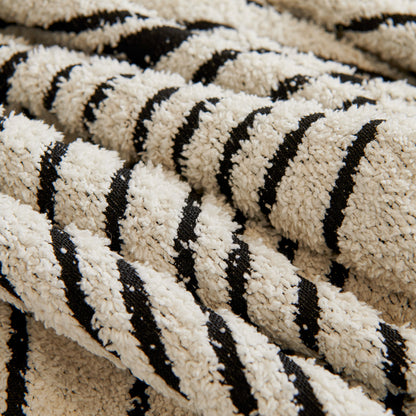 Cozy Striped Sofa Throw Blanket L Shaped Sectional Couch Covers Luxury Throws for Sofas