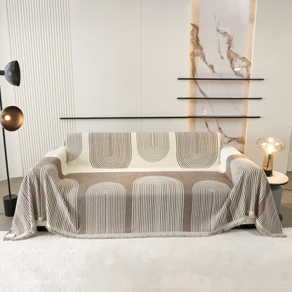 Oversized Sofa Throw Blanket, Couch Protector Throw for Stylish Home Protection
